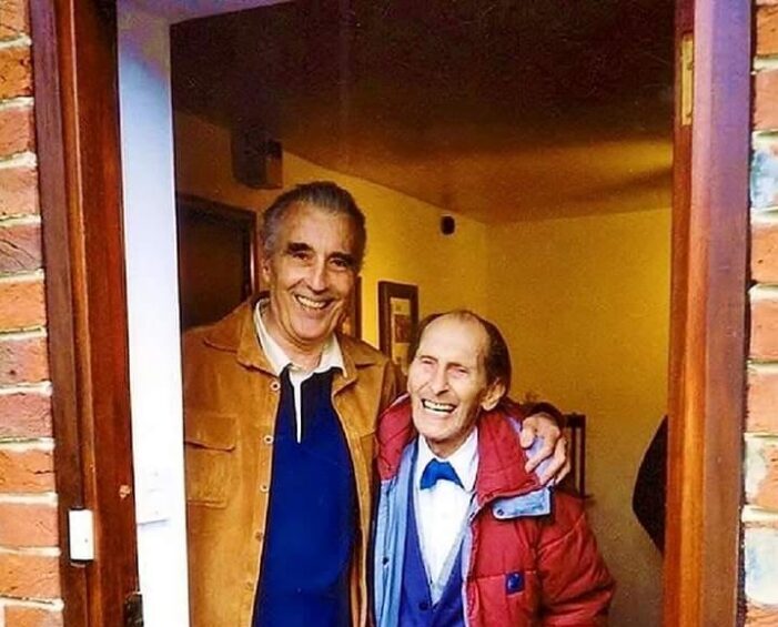 Christopher Lee and Peter Cushing