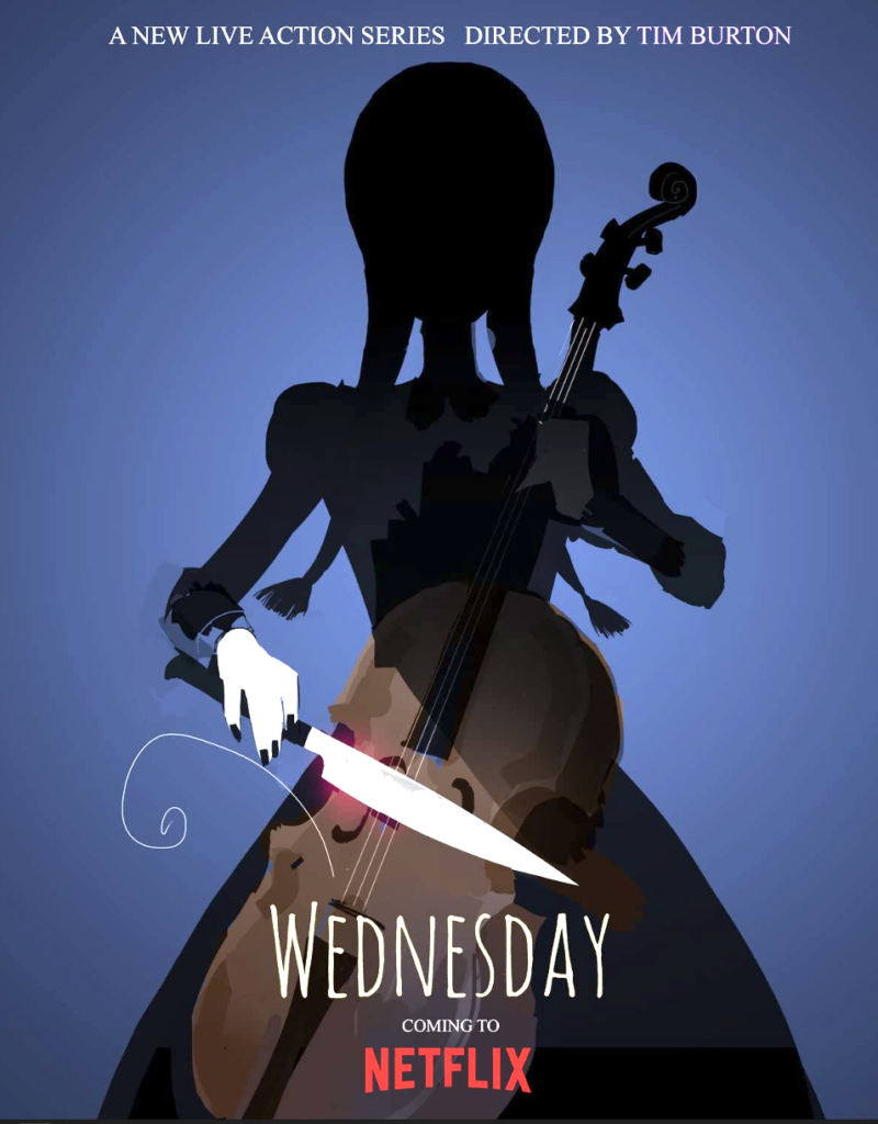 Wednesday tv series movie poster