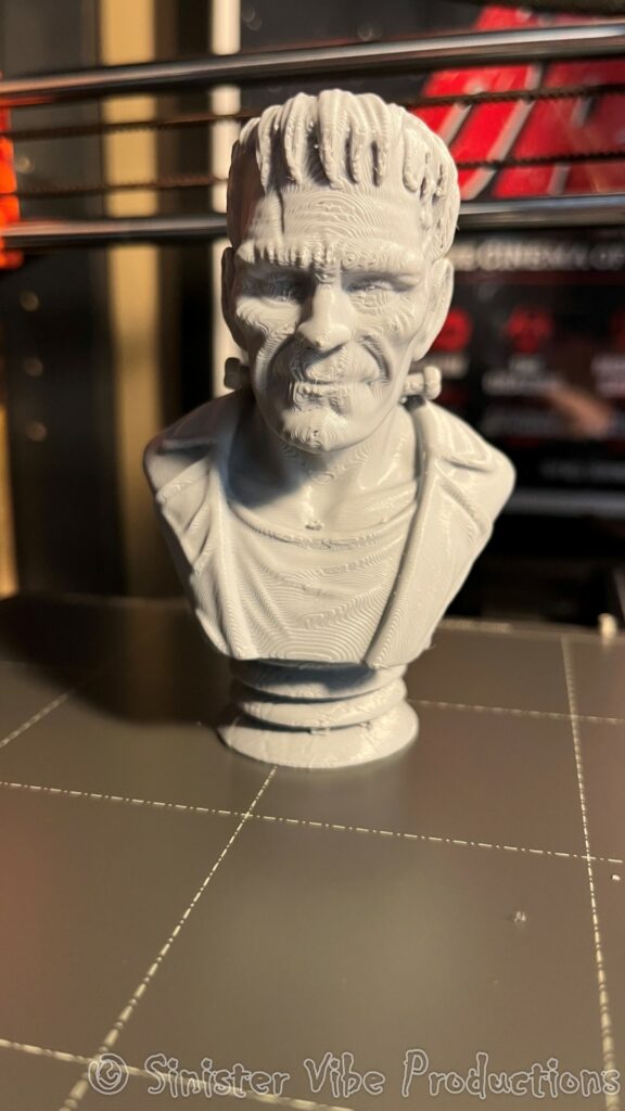 Frankenstein bust 3d print