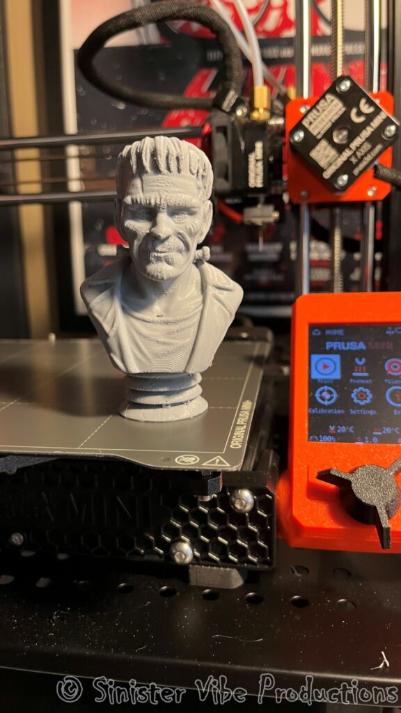 Frankenstein bust 3d print