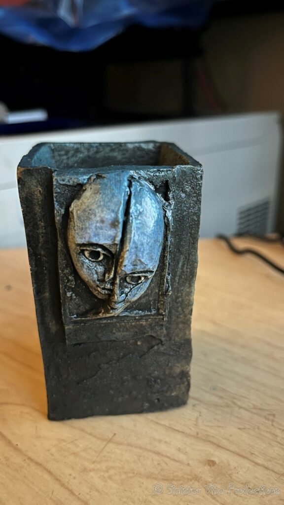 Sculpture by Czech artist Jaroslav Šafr purchased in Prague