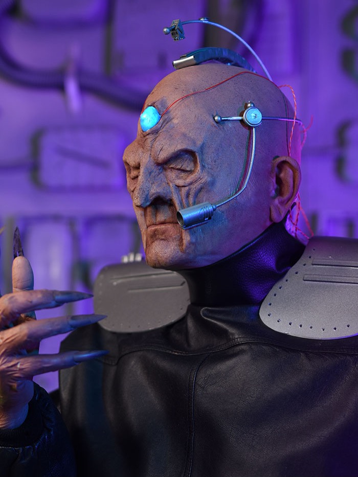 Photo close up of Davros. Creator of the Daleks